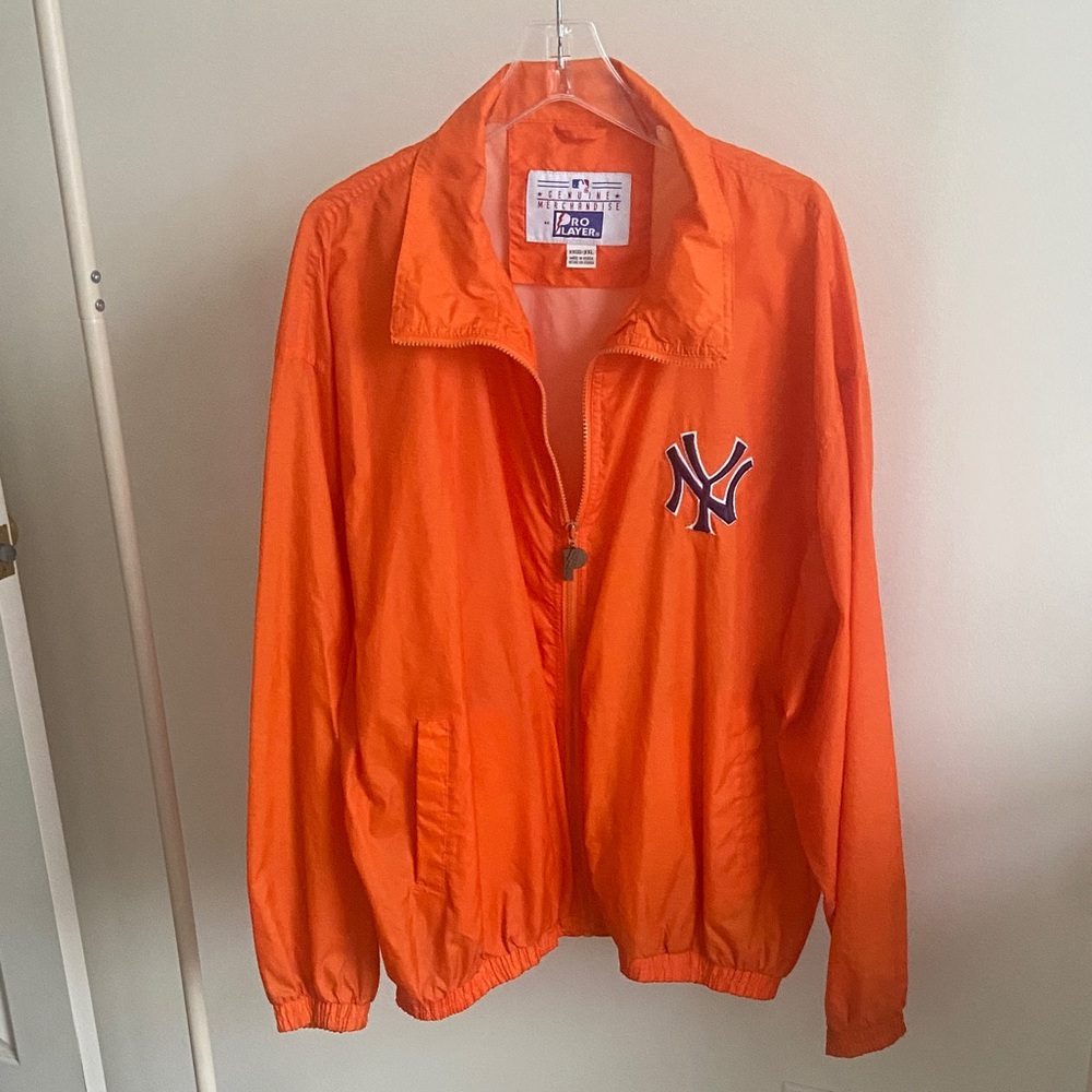 Pro Player Genuine Merchandise 100% Nylon Vintage Windbreaker “NY” XXL